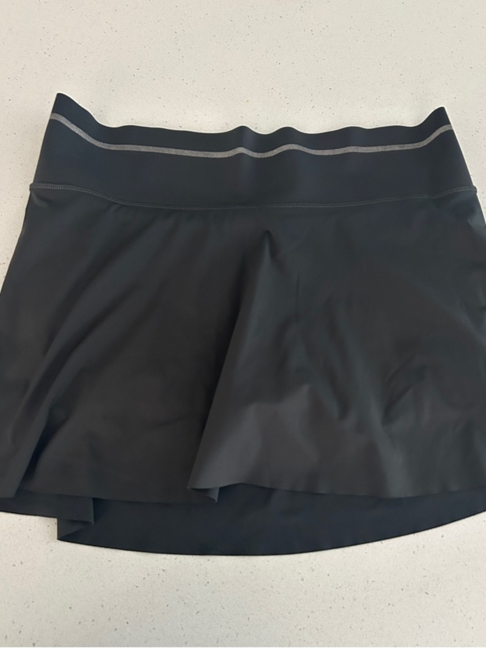 Athleta Black Skort with Reflective Waistband